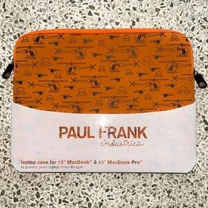 Paul Frank Industries laptop sleeve case Y2K Helicopter Julius 13 NWT 2010